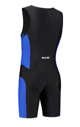 Men's tri-suit black-blue